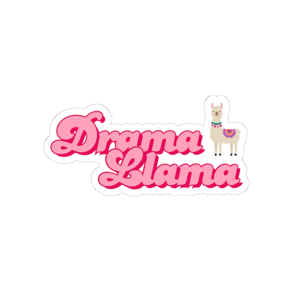 Drama Llama "V2" Stickers Printify