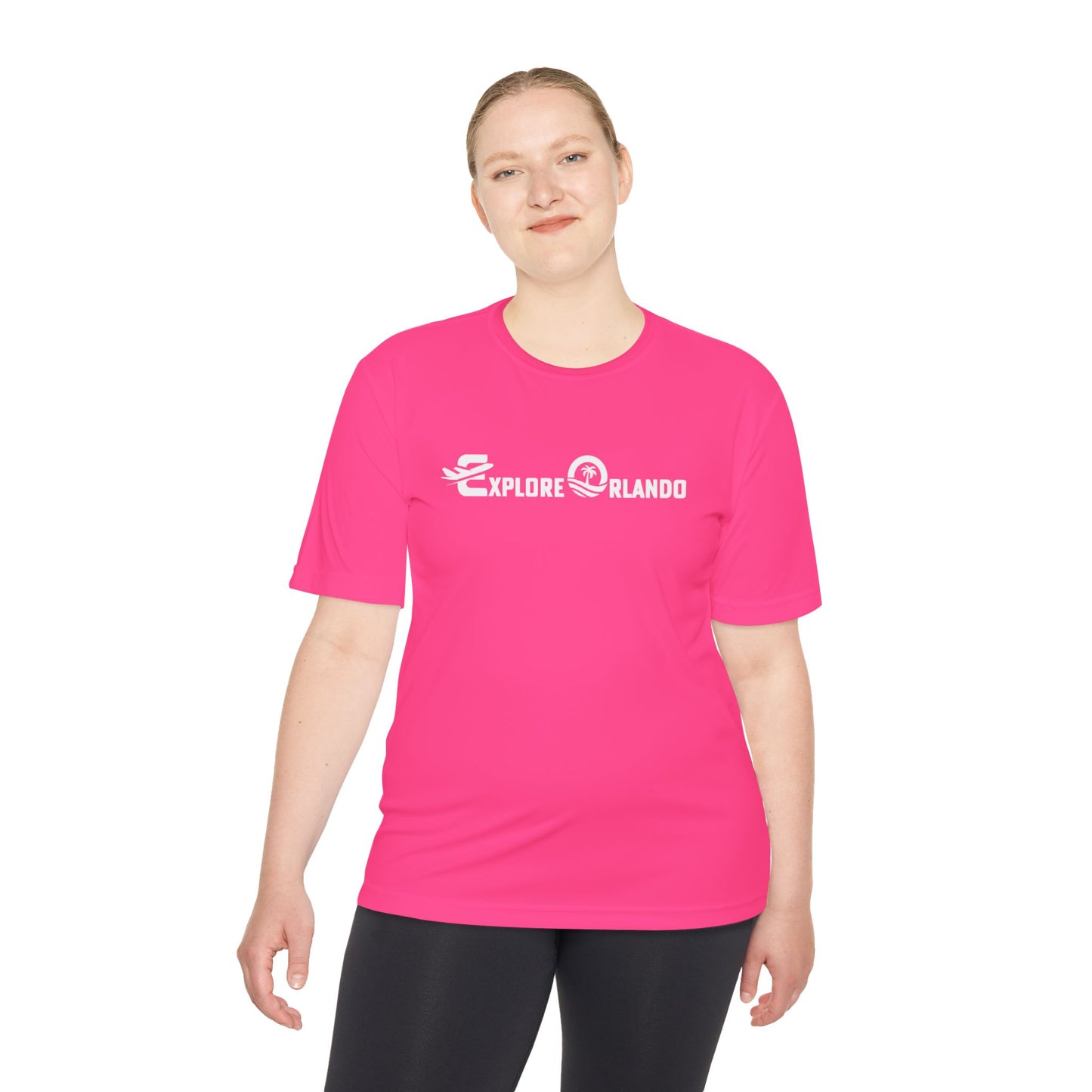Explore Orlando Performance Tee - White Logo Printify