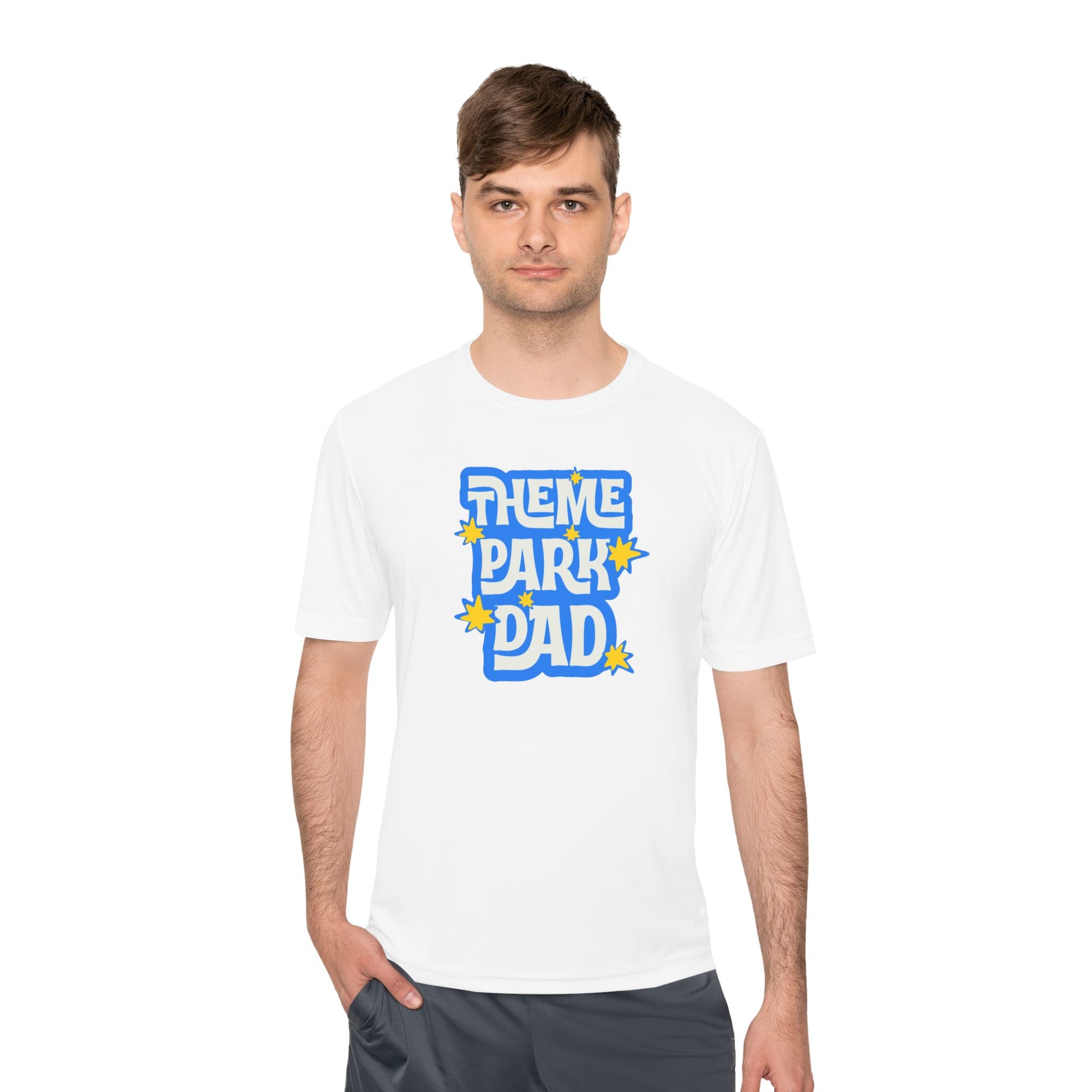 Theme Park Dad Performance Tee Printify