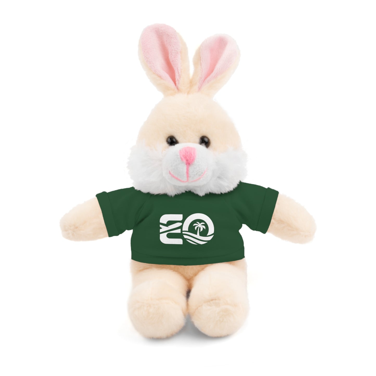 EO White Stuffed Animals with Tee