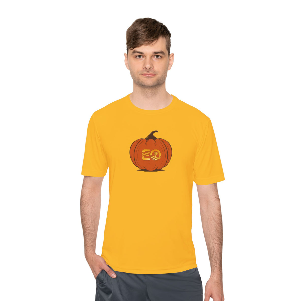 EO Pumpkin Magnet Performance Tee Printify