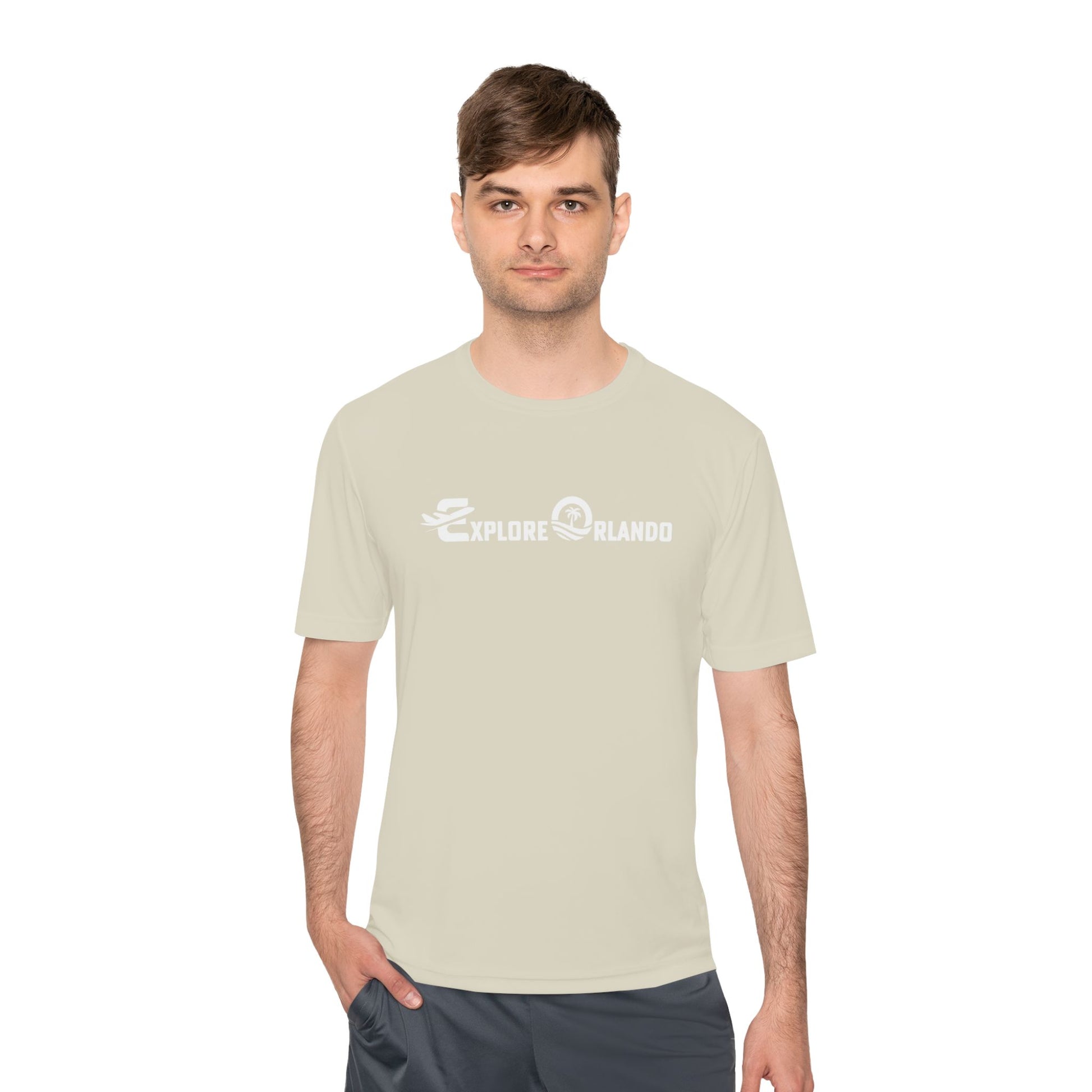 Explore Orlando Performance Tee - White Logo Printify
