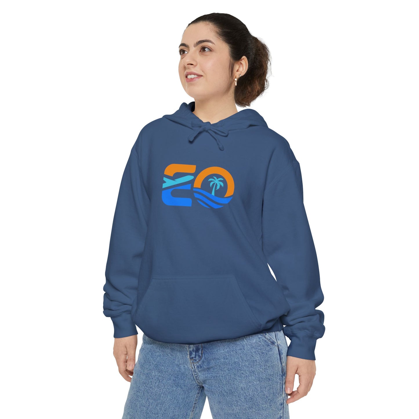 EO Unisex Garment-Dyed Hoodie
