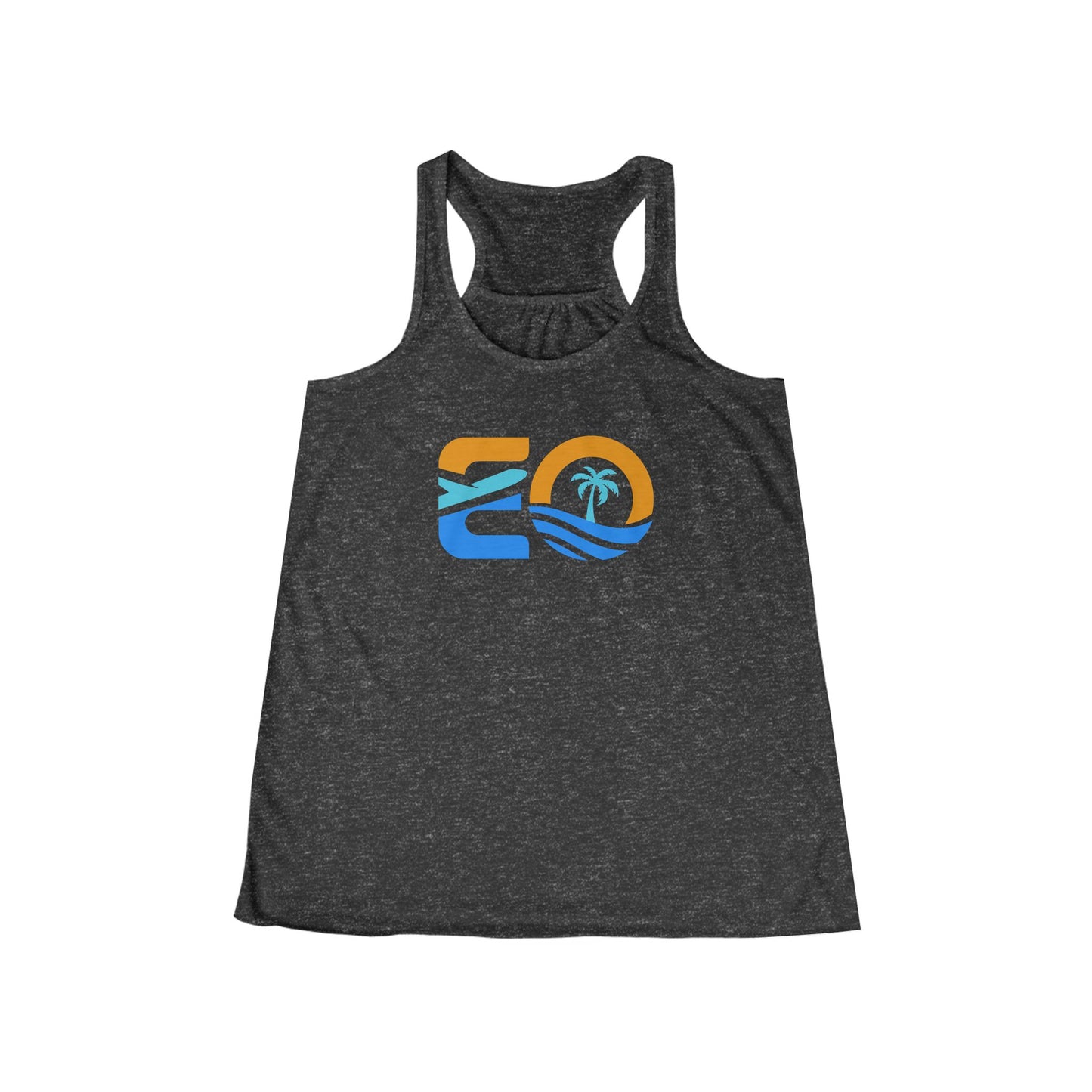 EO Women's Flowy Racerback Tank Printify