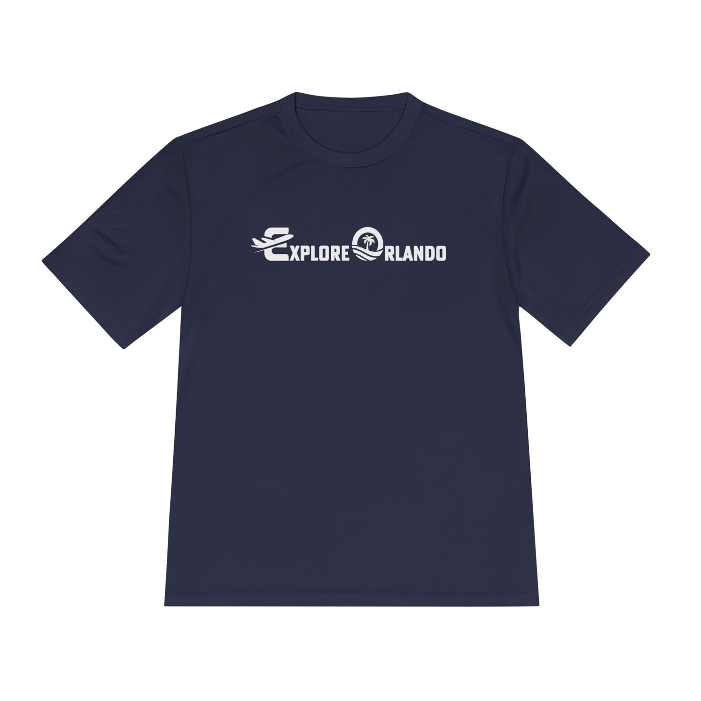 Explore Orlando Performance Tee - White Logo Printify