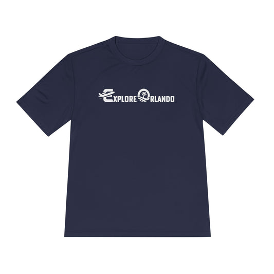 Explore Orlando Performance Tee - White Logo Printify
