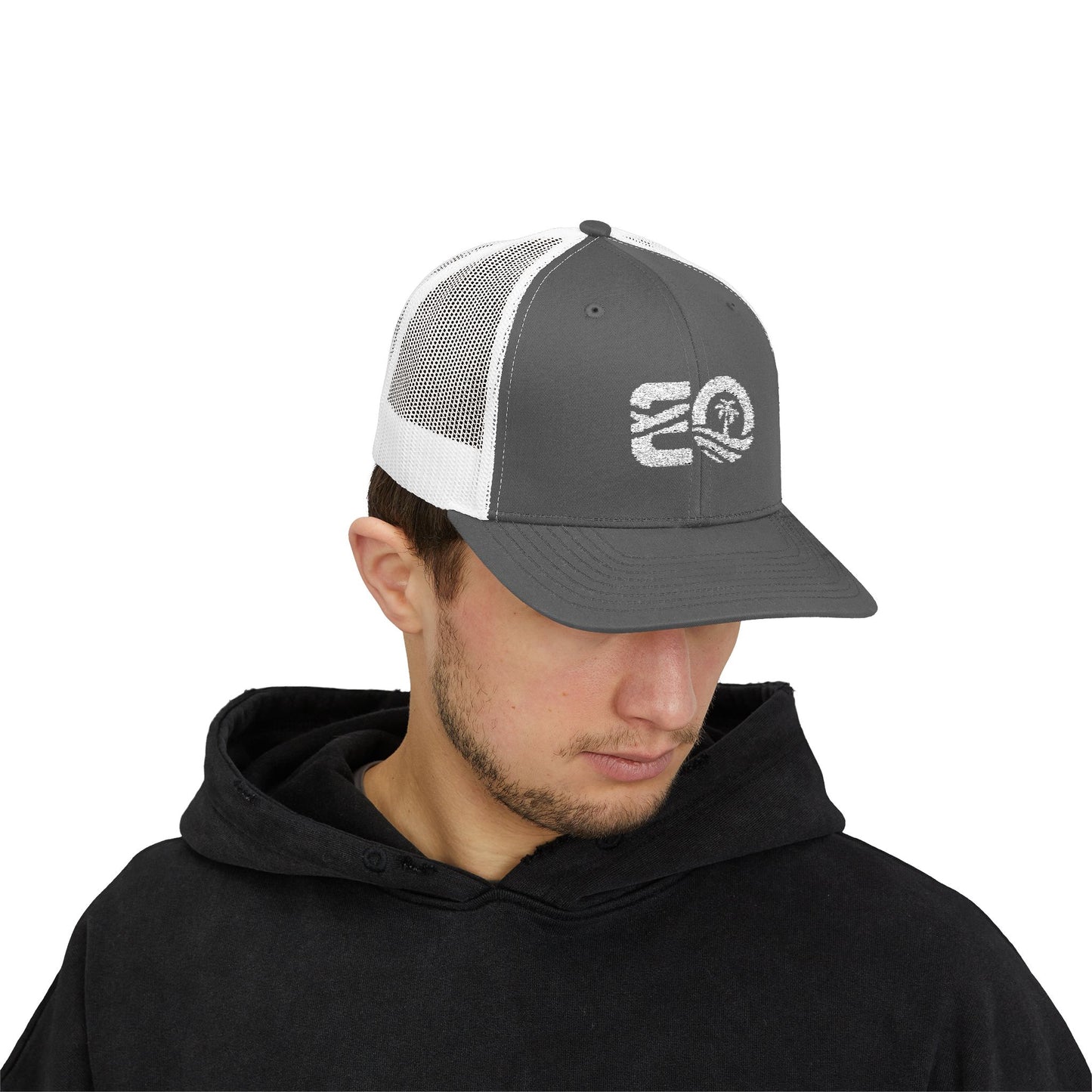 EO Snapback - White Logo Printify