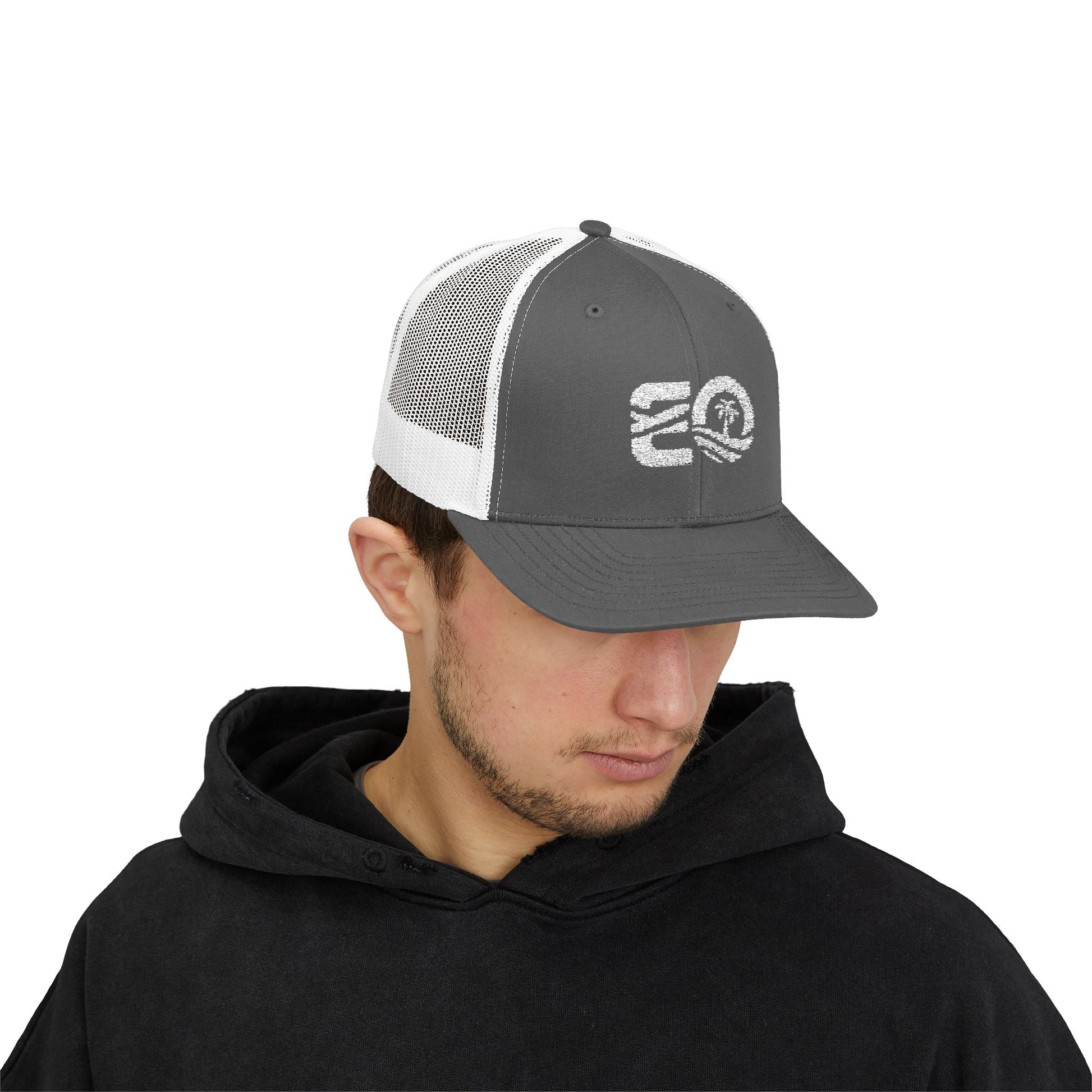 EO Snapback - White Logo Printify