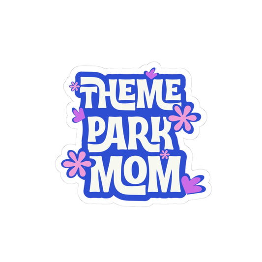 Theme Park Mom Sticker Printify