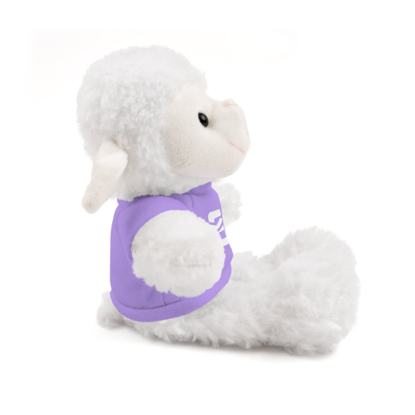 EO White Stuffed Animals with Tee