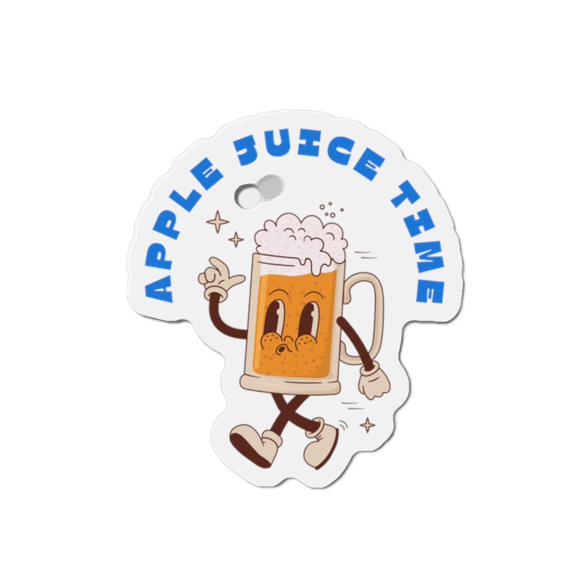 Apple Juice Time Die-Cut Magnet Printify