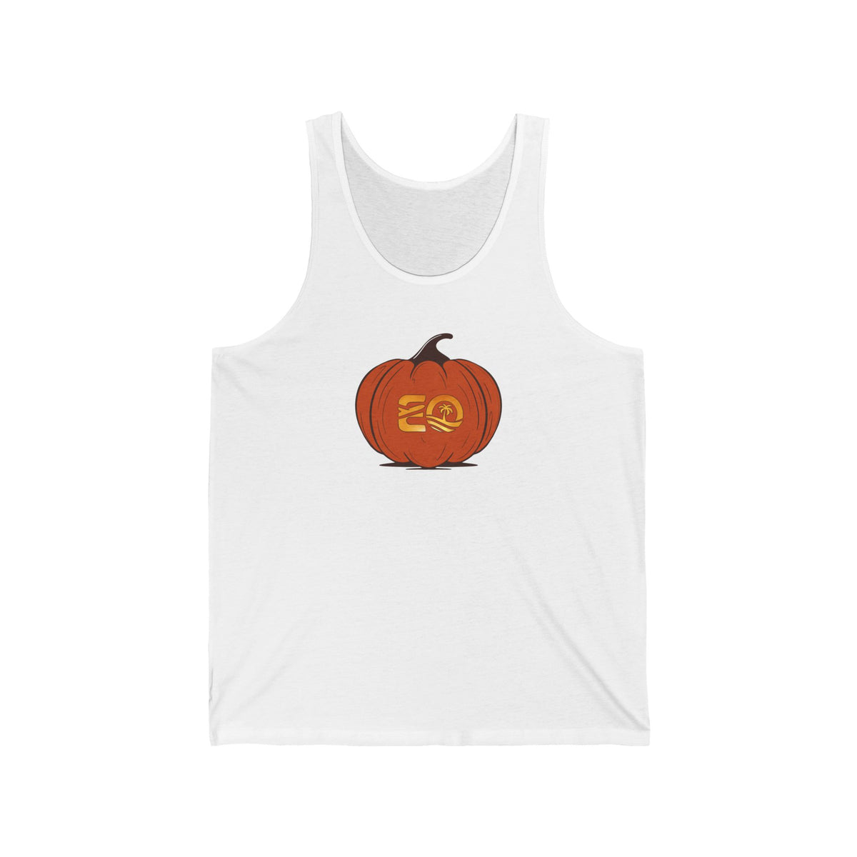 EO Pumpkin Unisex Tank Top Printify