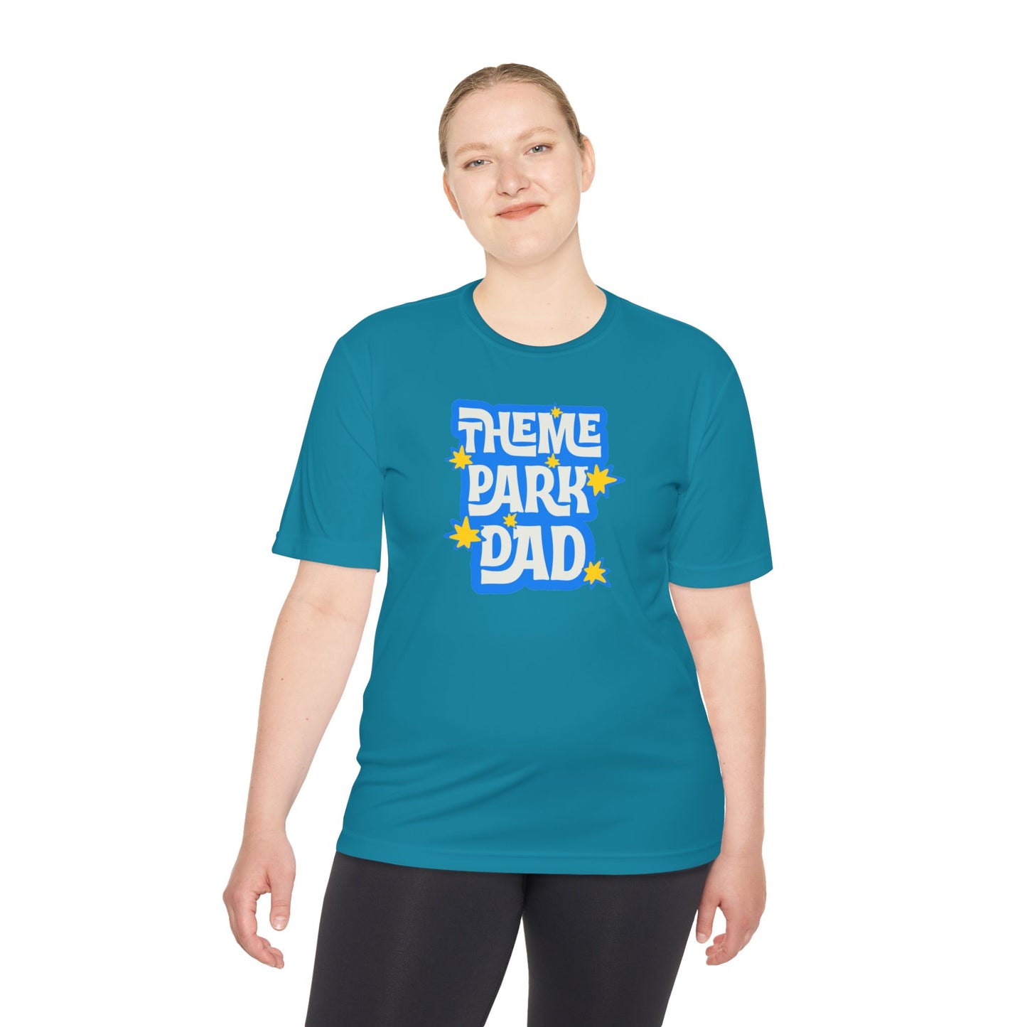 Theme Park Dad Performance Tee Printify