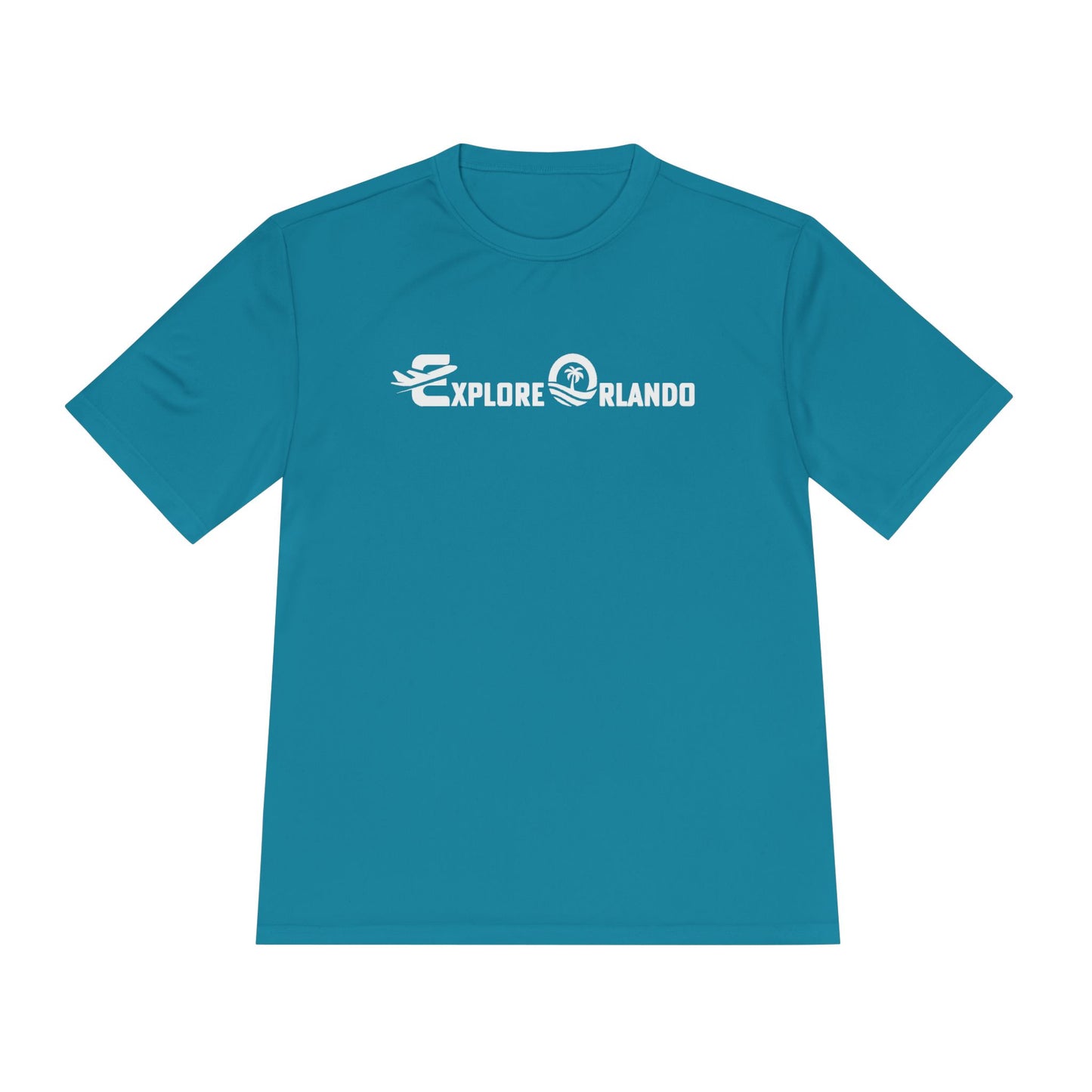 Explore Orlando Performance Tee - White Logo Printify