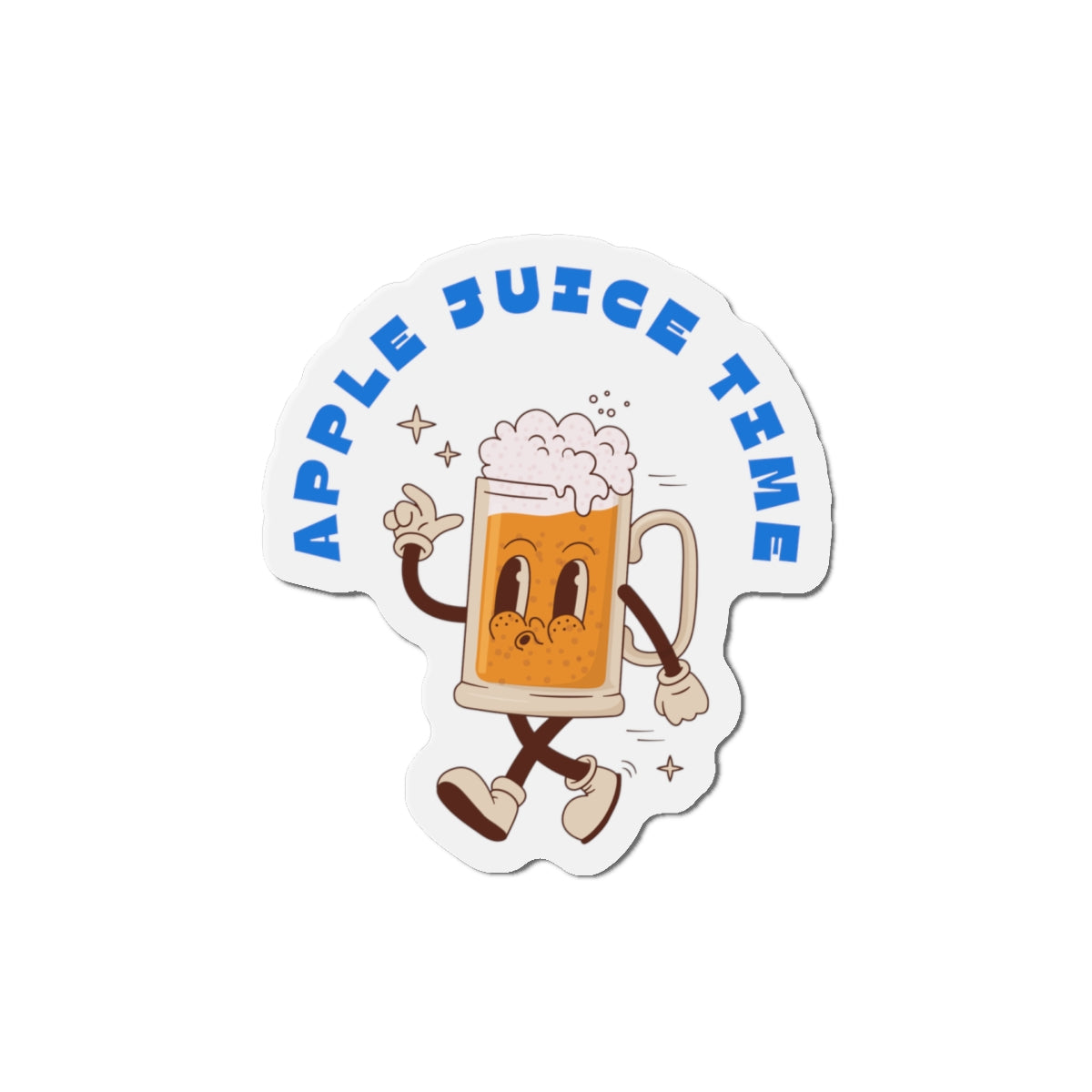 Apple Juice Time Die-Cut Magnet Printify