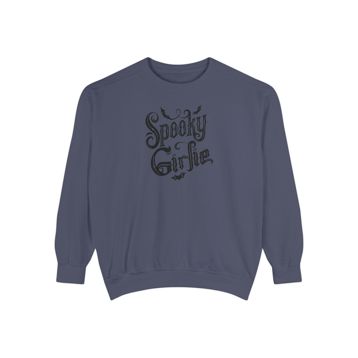 Spooky Girlie Unisex Garment-Dyed Sweatshirt Printify