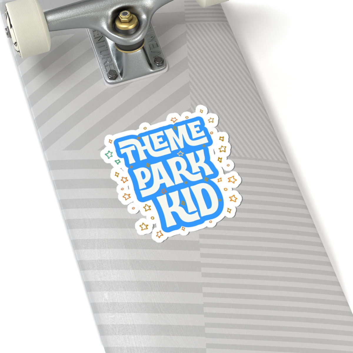 Theme Park Kid Sticker Printify
