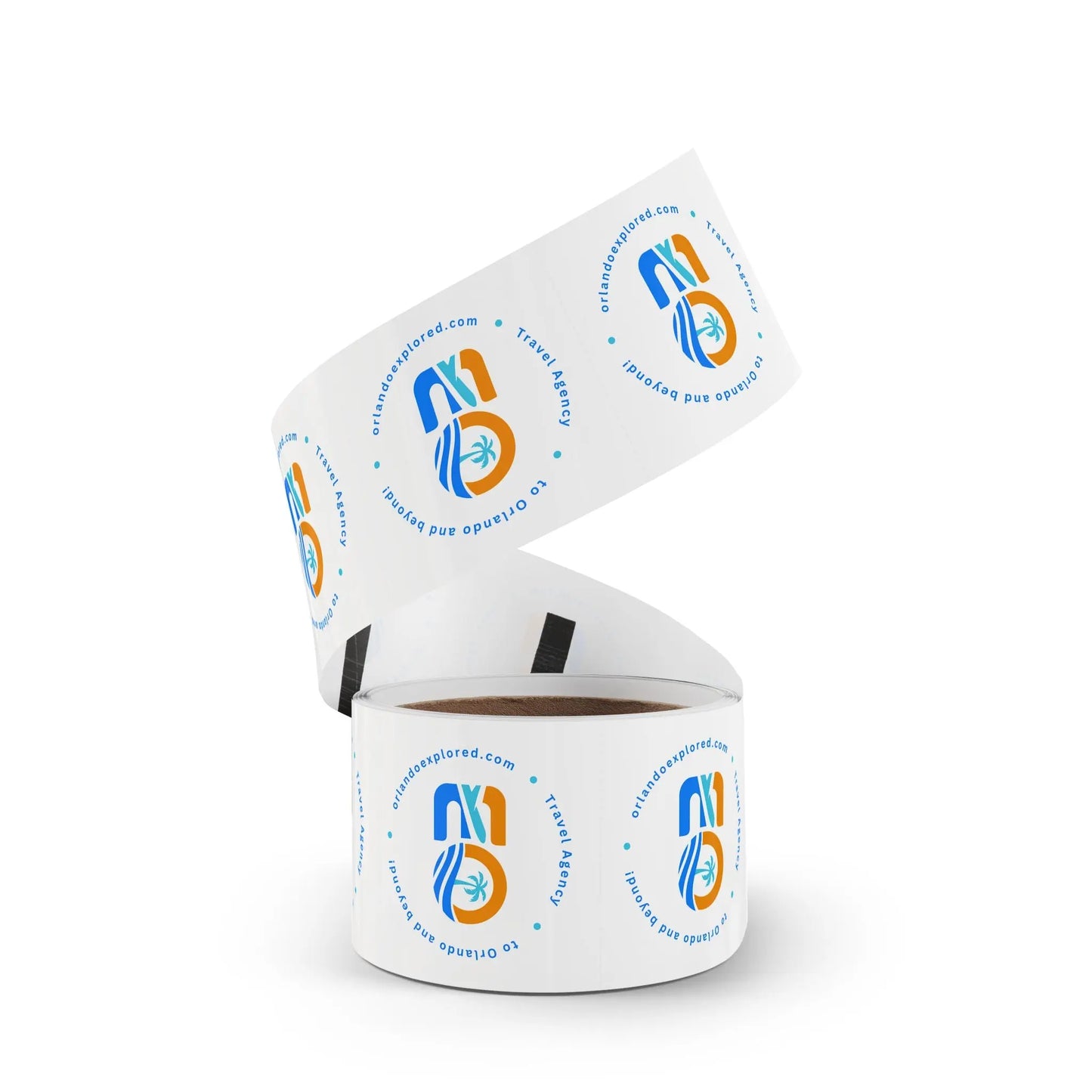 Round Sticker Label Rolls Printify