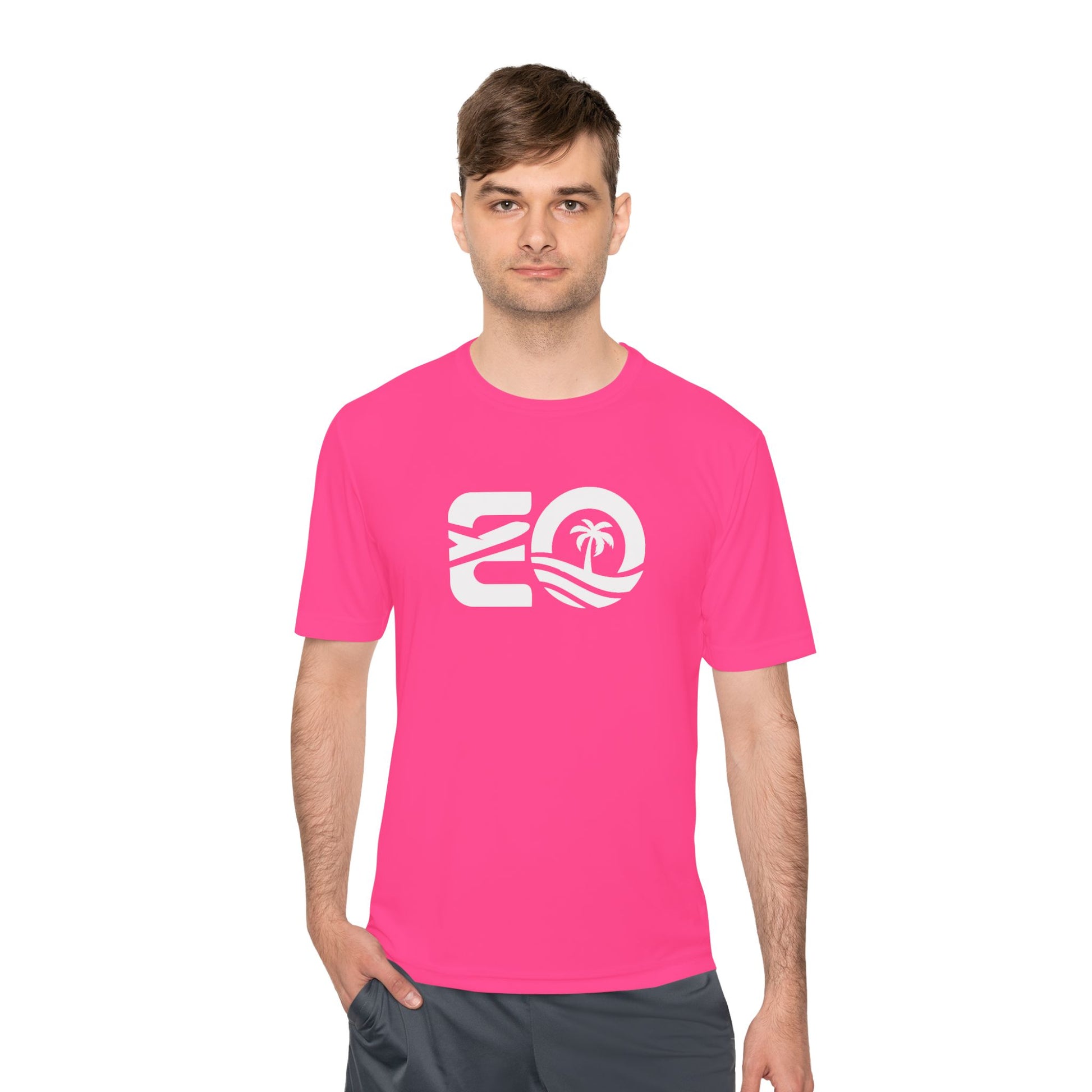 EO Performance Tee - White Logo Printify