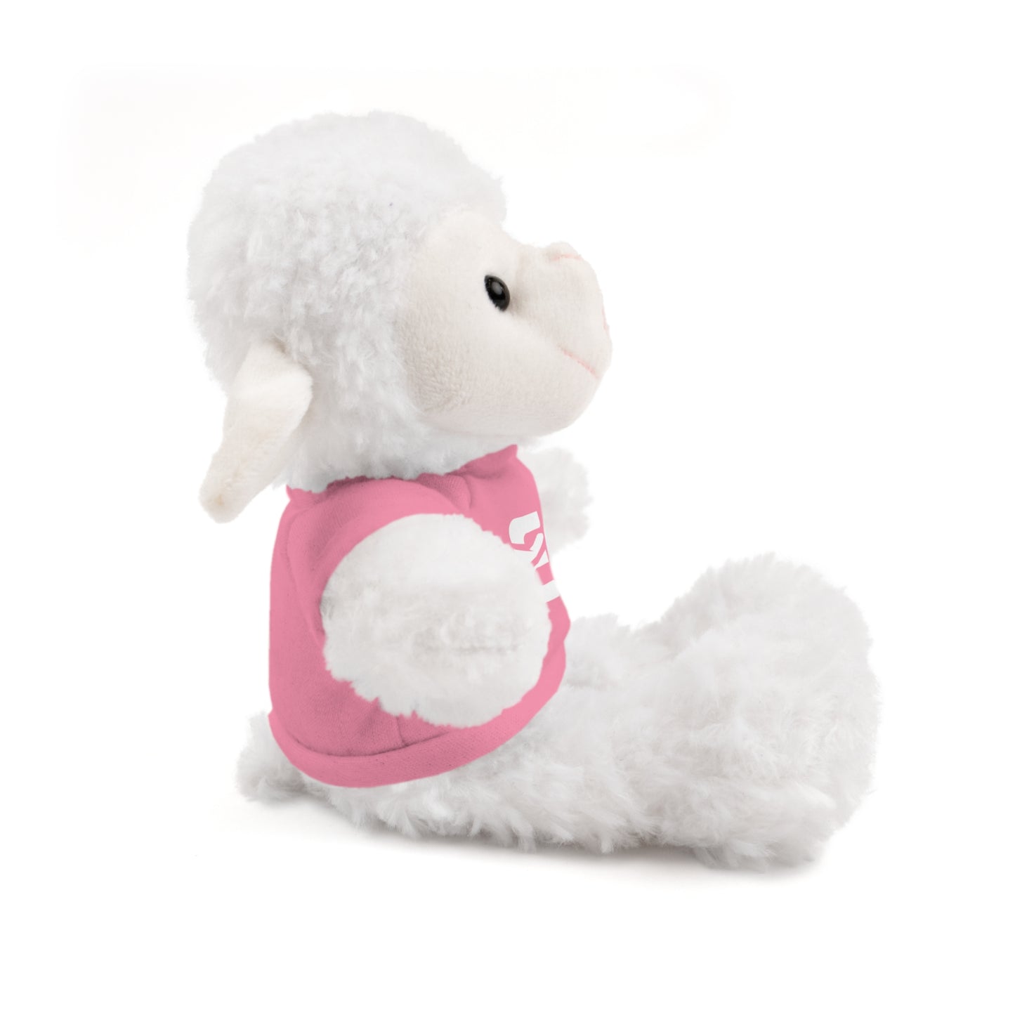 EO White Stuffed Animals with Tee