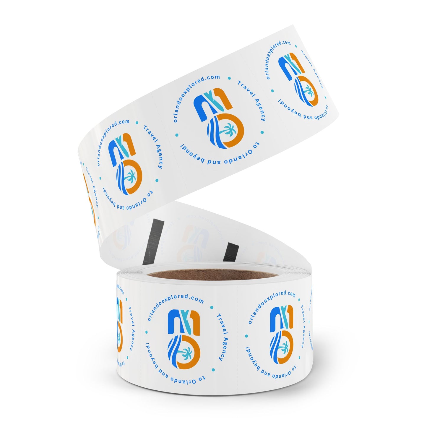 Round Sticker Label Rolls Printify