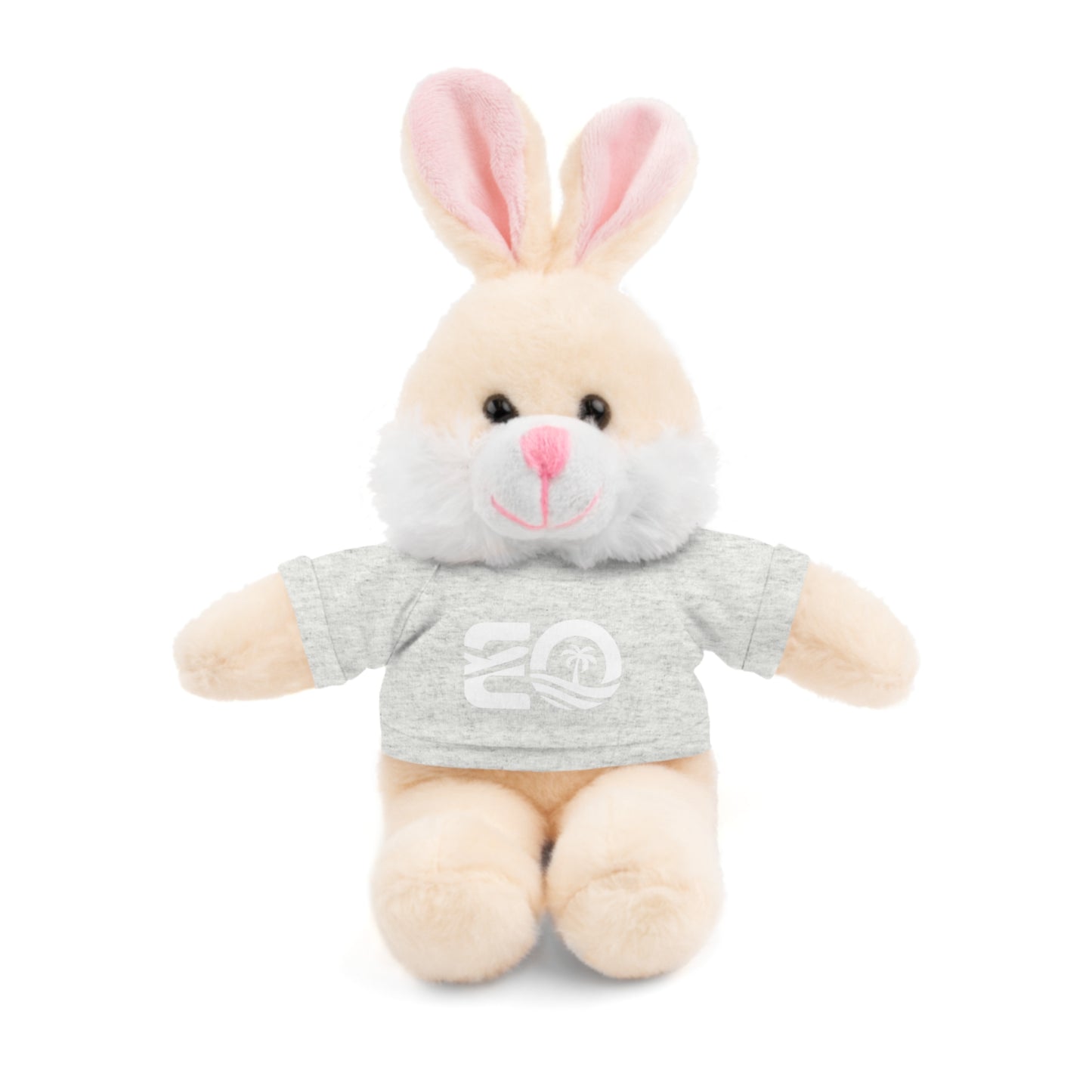 EO White Stuffed Animals with Tee