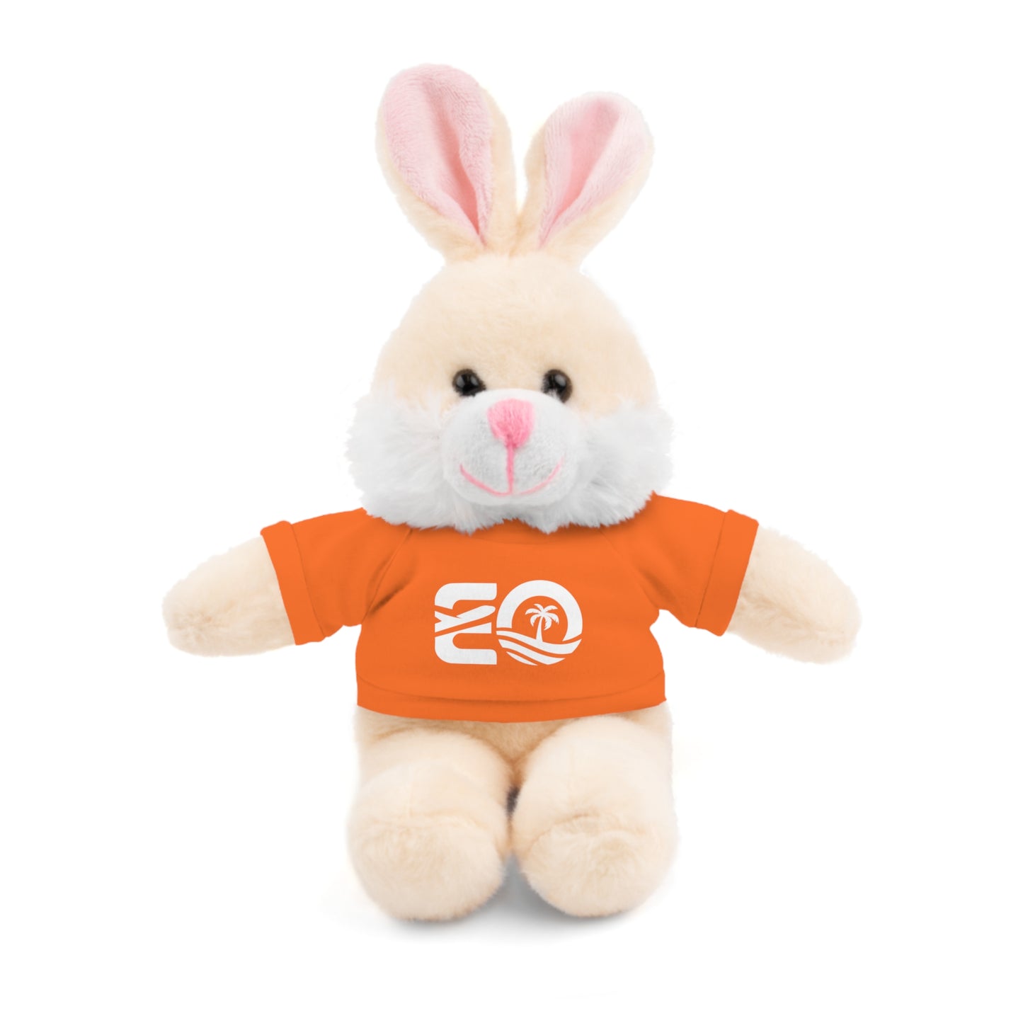 EO White Stuffed Animals with Tee