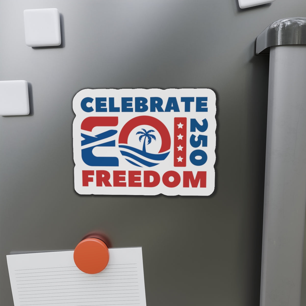 USA 250th Die-Cut Magnet Printify