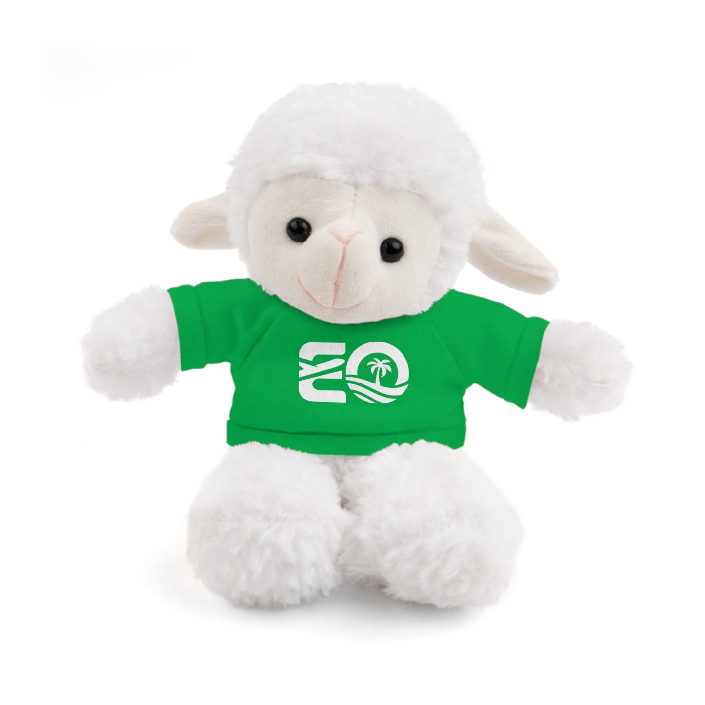 EO White Stuffed Animals with Tee