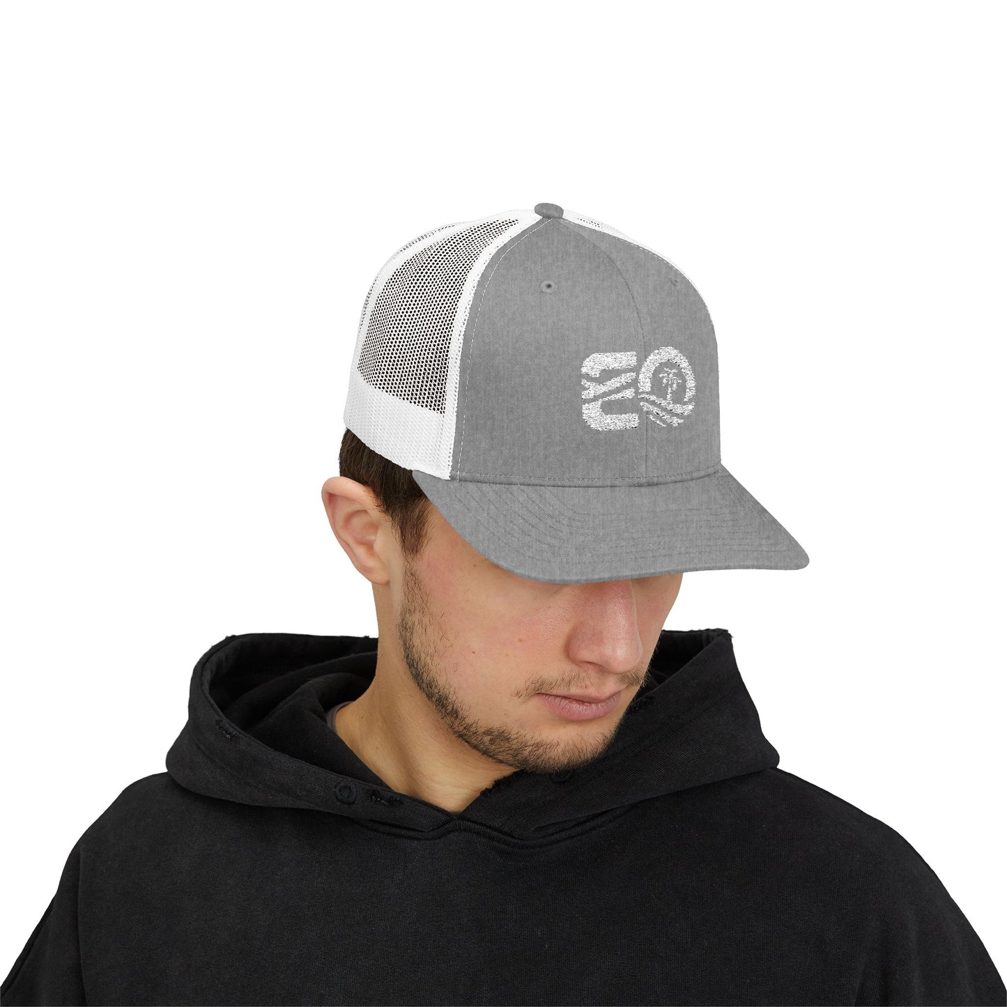 EO Snapback - White Logo Printify