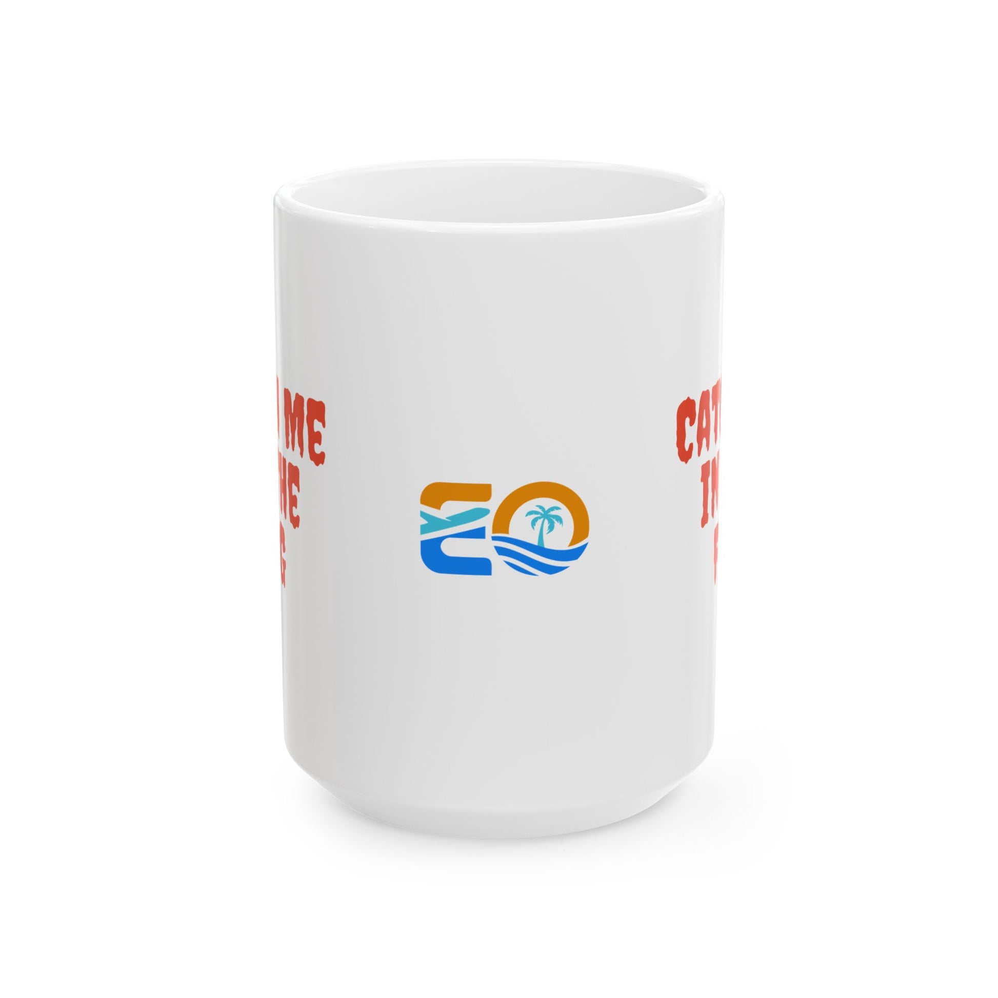 "Catch Me in the Fog" Ceramic Mug, (11oz, 15oz) Printify