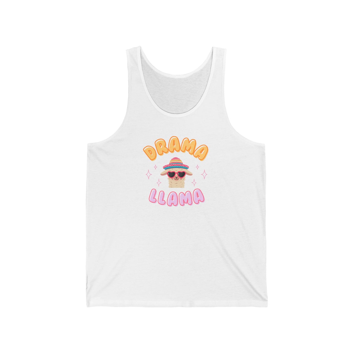 Drama Llama "V1" Unisex Tank Top Printify