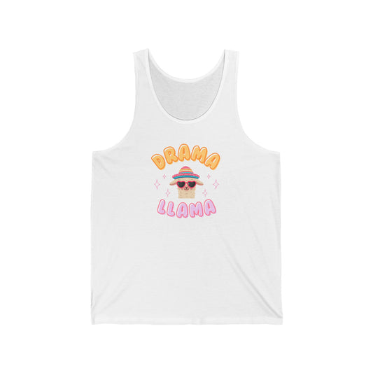 Drama Llama "V1" Unisex Tank Top Printify
