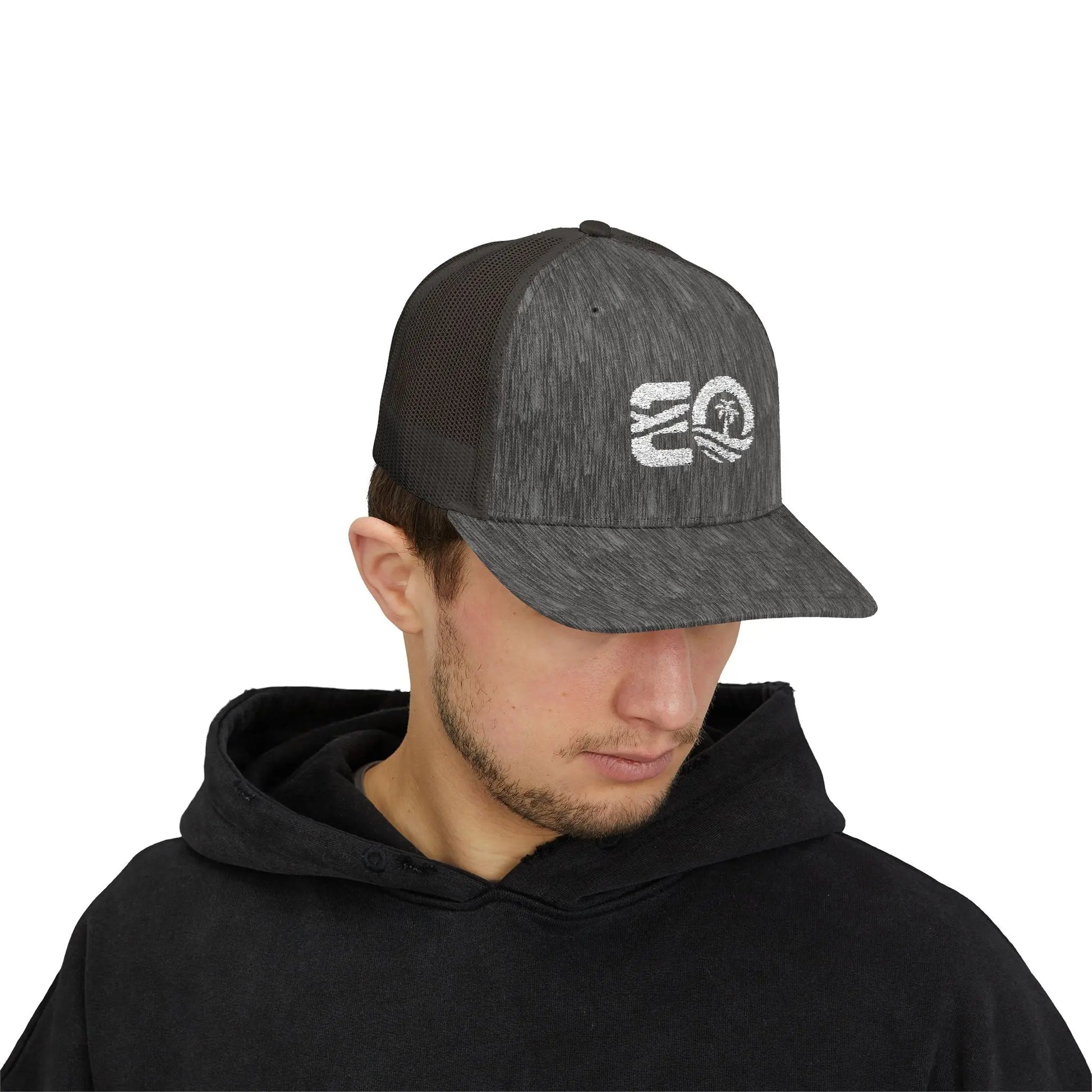 EO Snapback - White Logo Printify