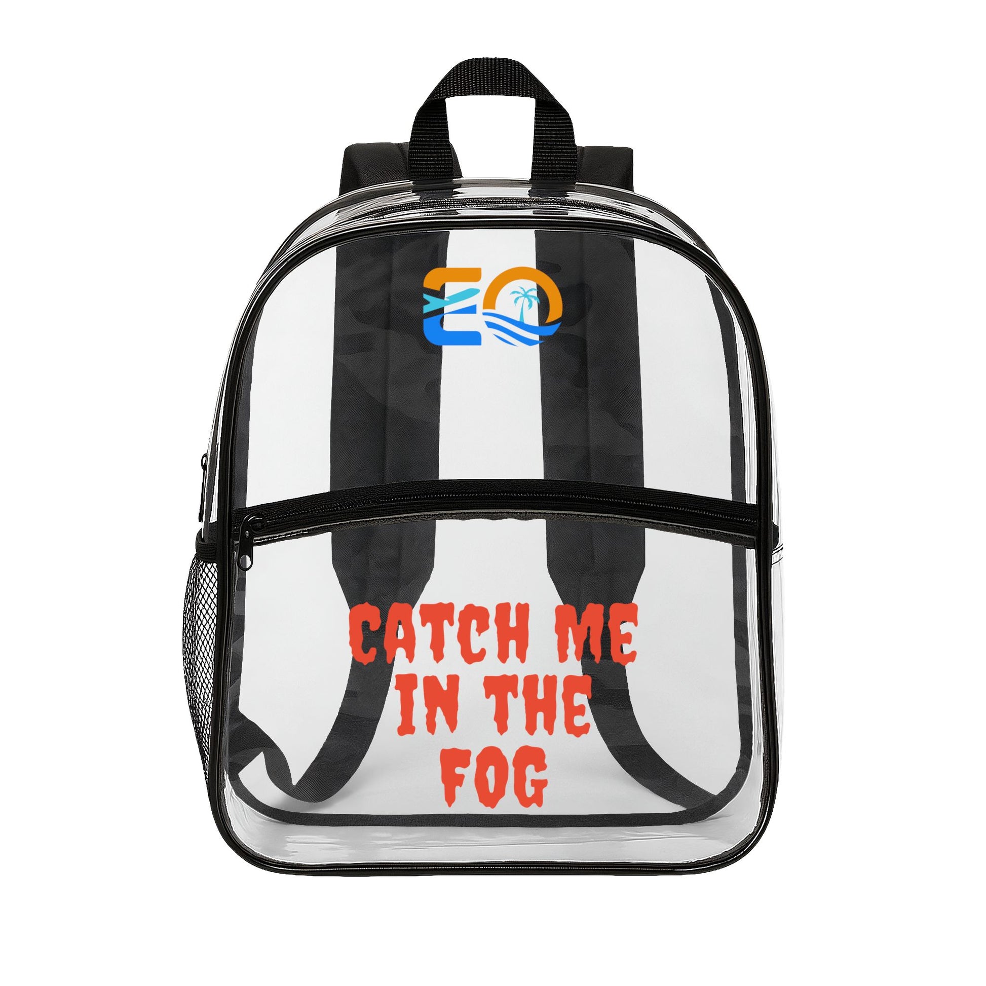 Catch Me In The Fog Clear Backpack Printify
