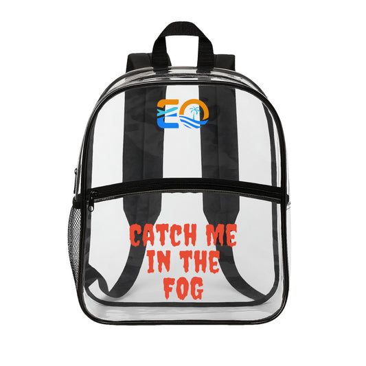 Catch Me In The Fog Clear Backpack Printify