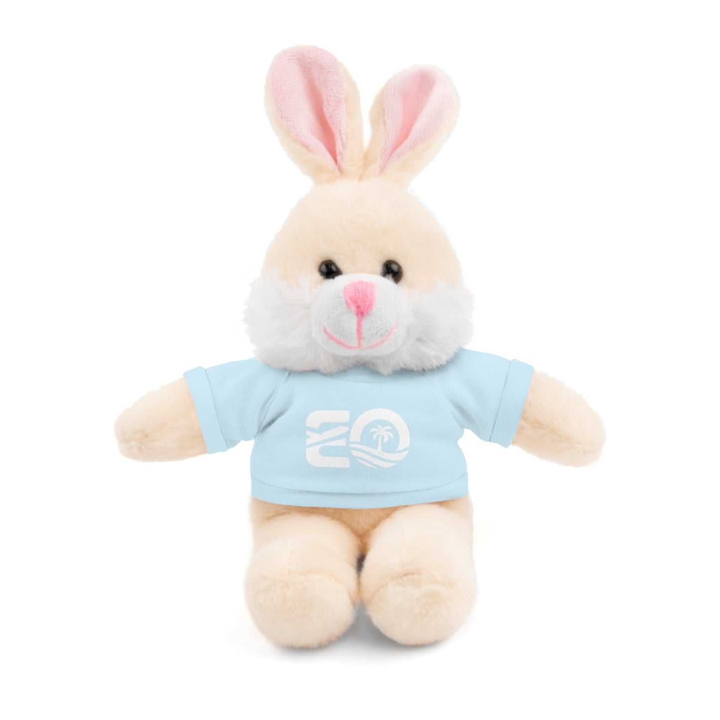 EO White Stuffed Animals with Tee