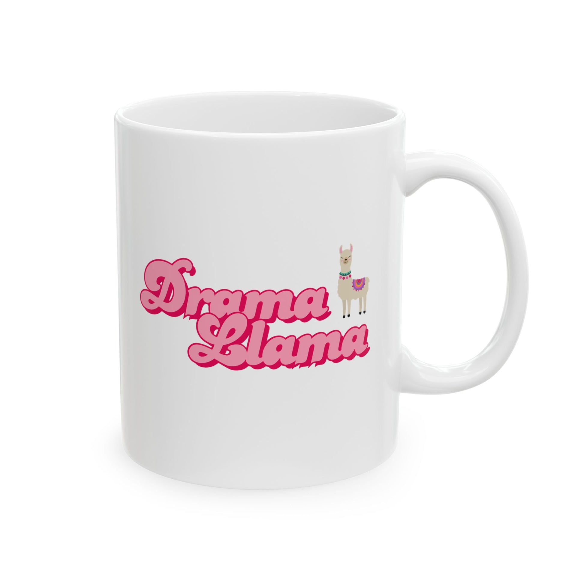 Drama Llama "V2" Ceramic Mug, (11oz, 15oz) Printify