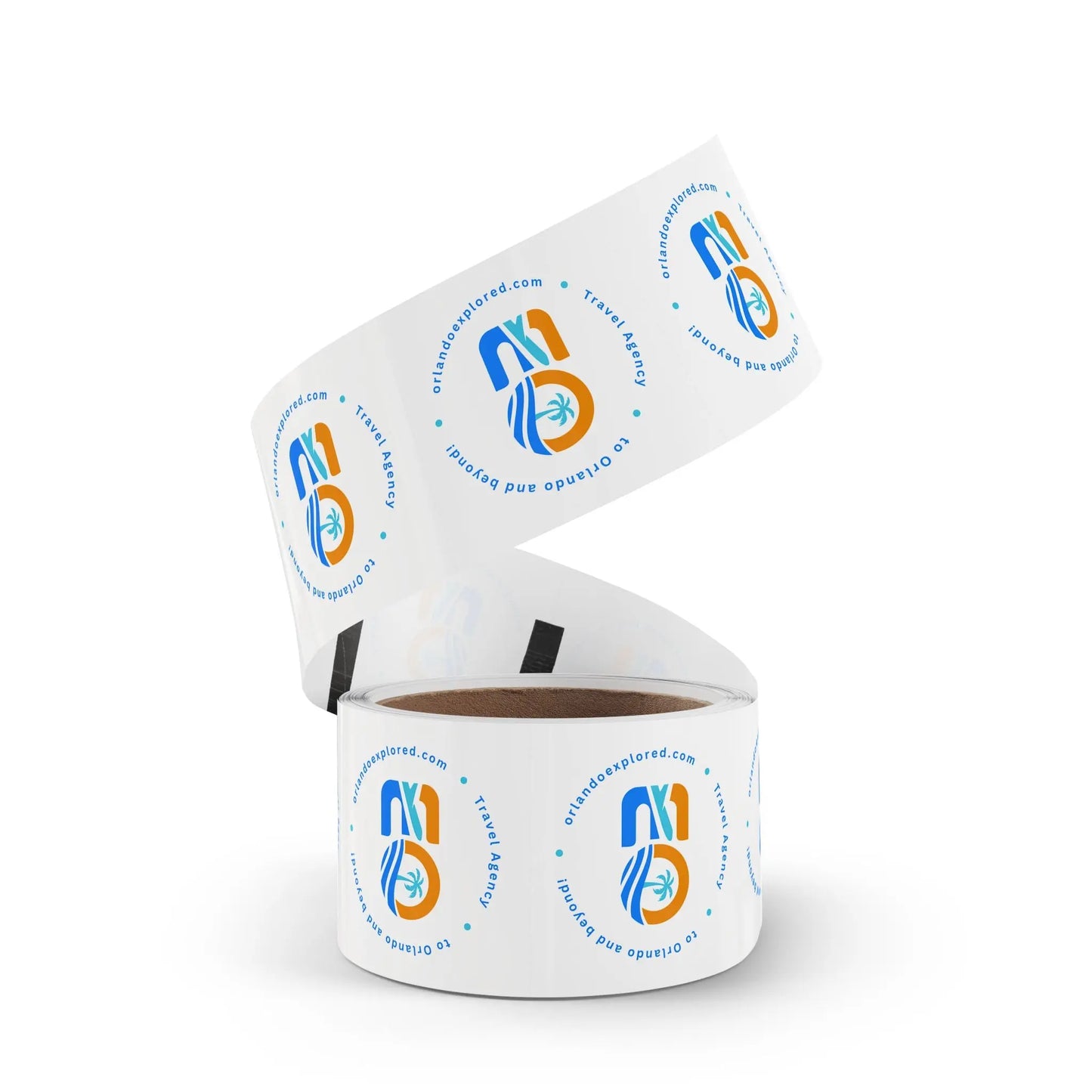 Round Sticker Label Rolls Printify