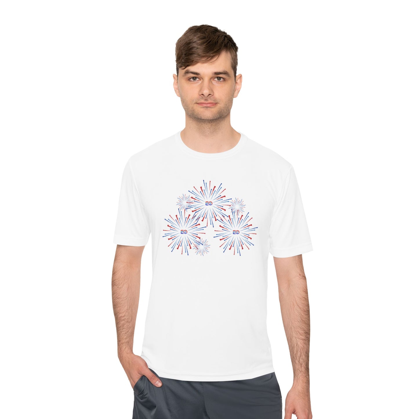 EO USA Fireworks Performance Tee
