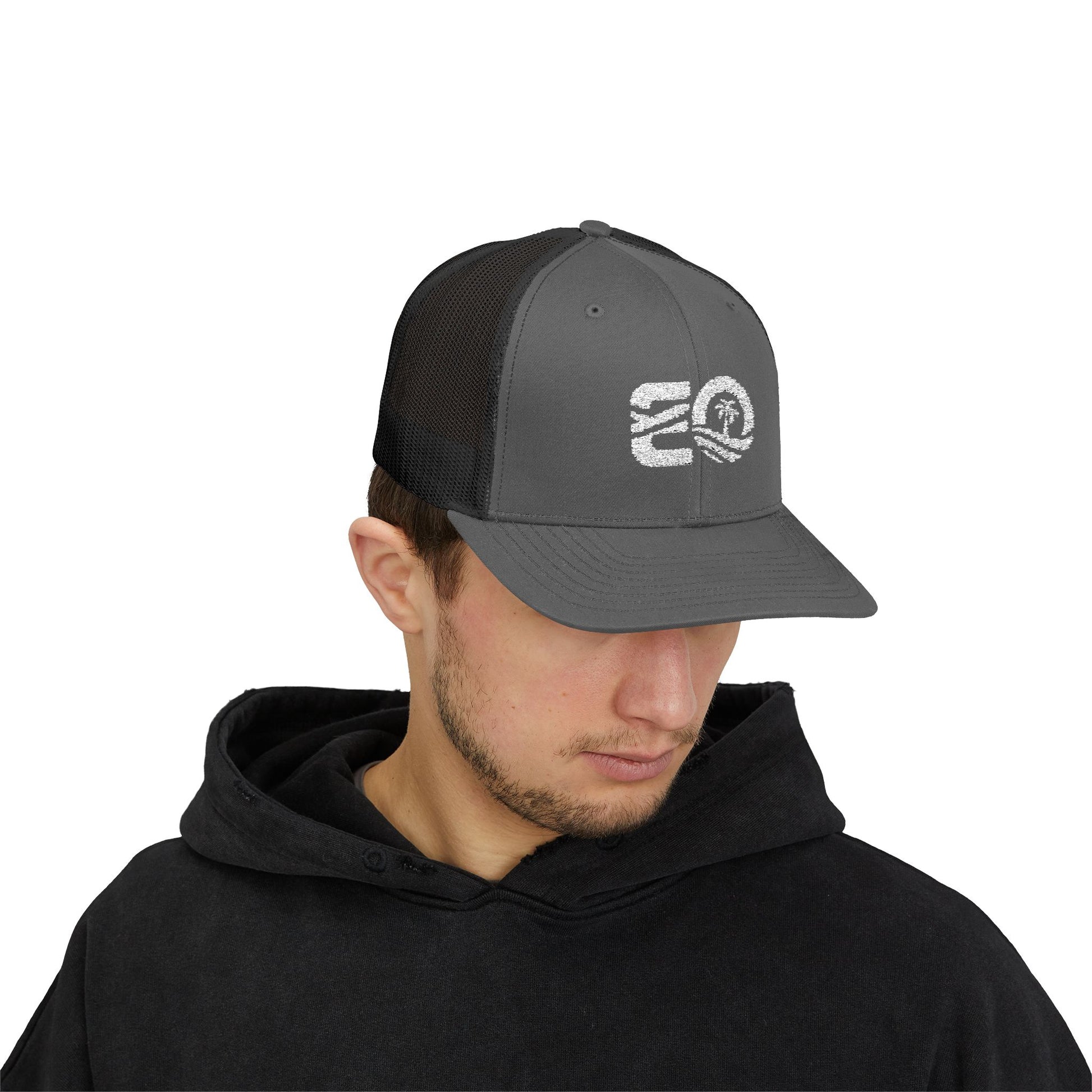EO Snapback - White Logo Printify