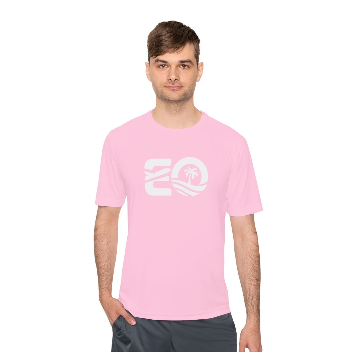 EO Performance Tee - White Logo Printify