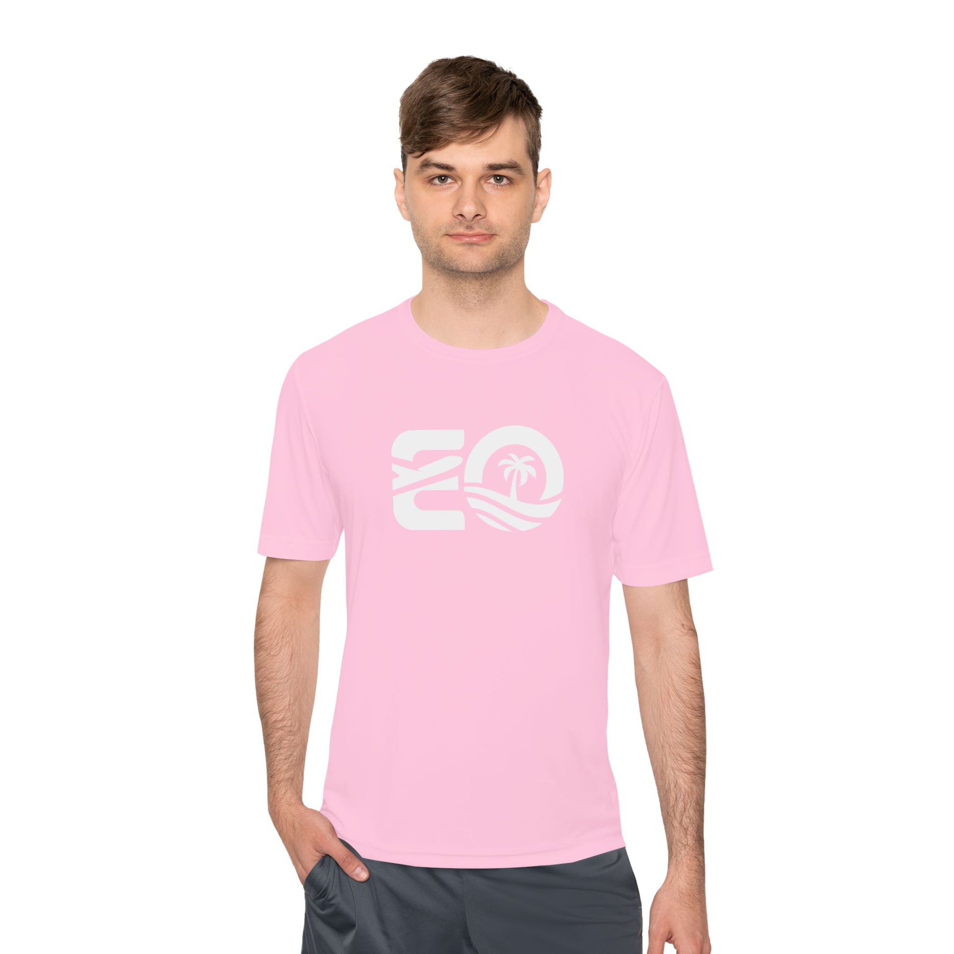 EO Performance Tee - White Logo Printify