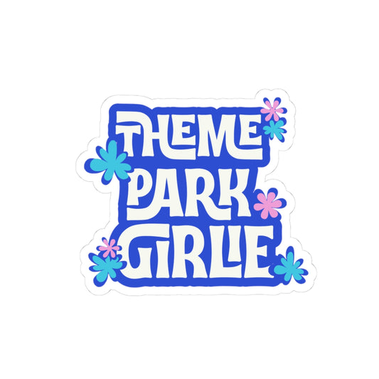 Theme Park Girlie Sticker Printify