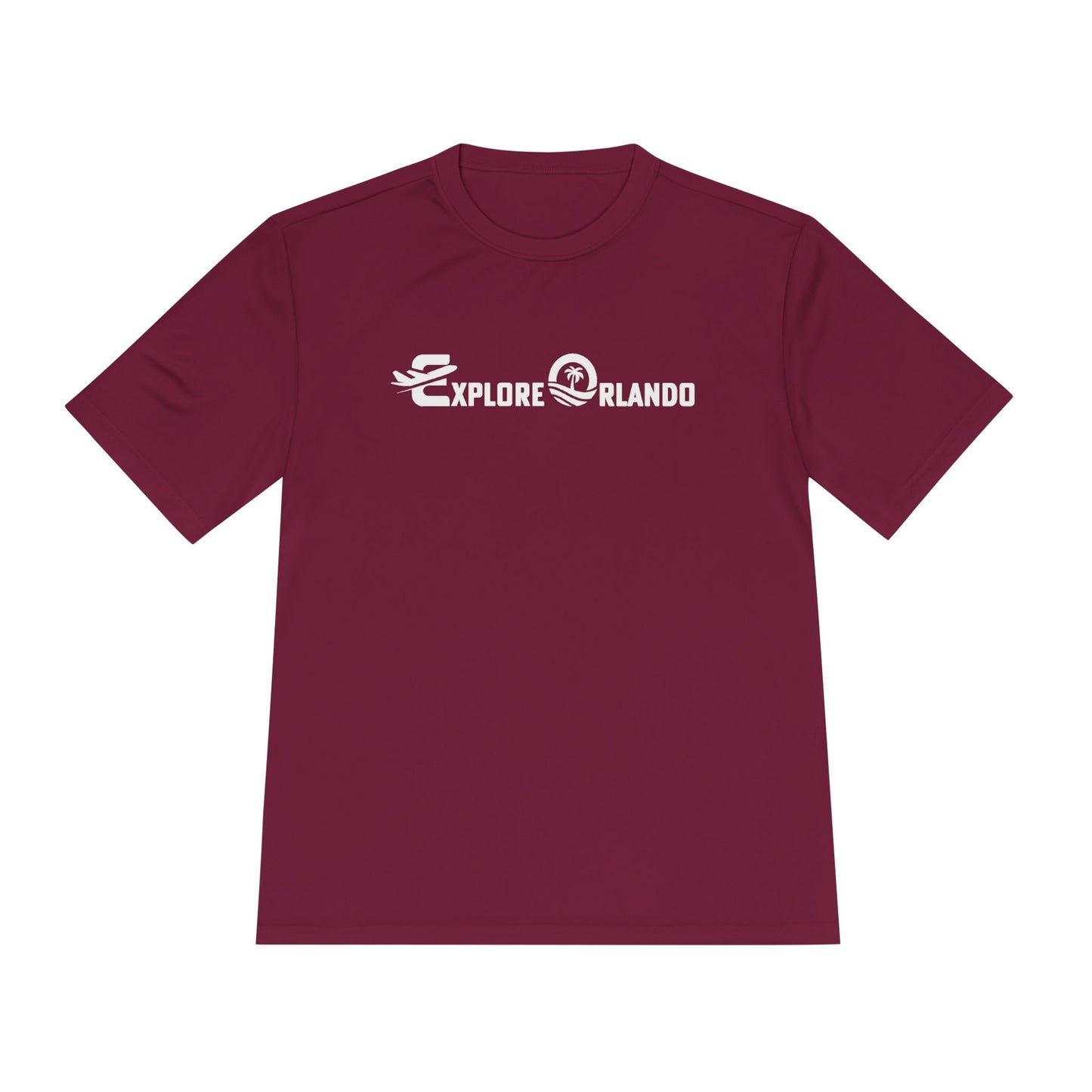 Explore Orlando Performance Tee - White Logo Printify