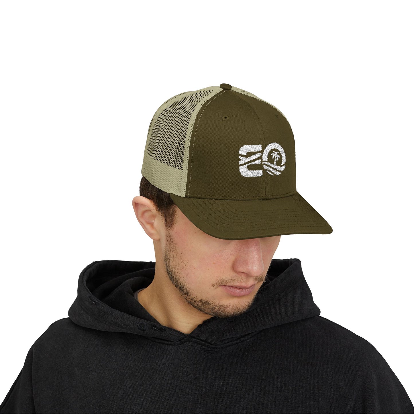 EO Snapback - White Logo Printify