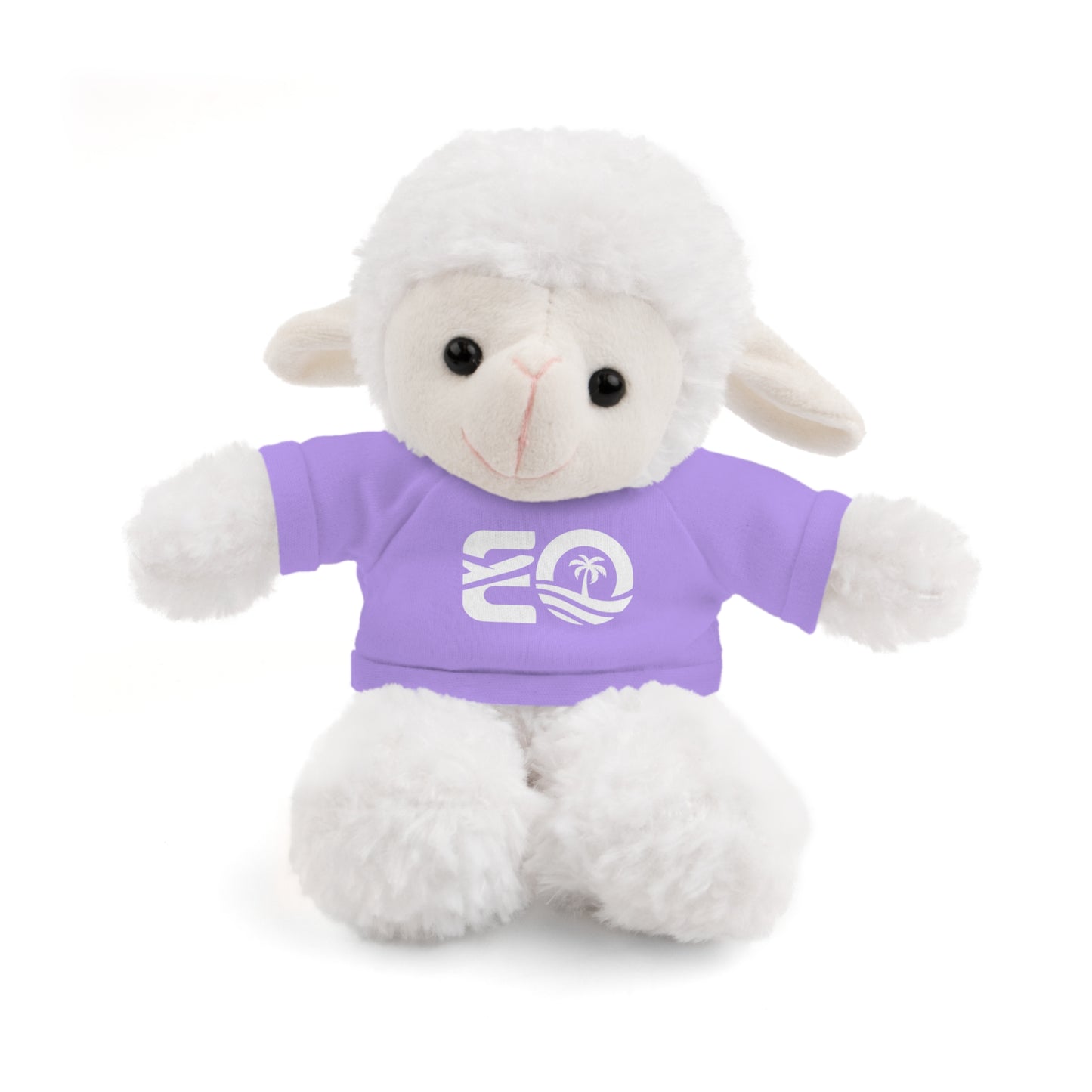 EO White Stuffed Animals with Tee