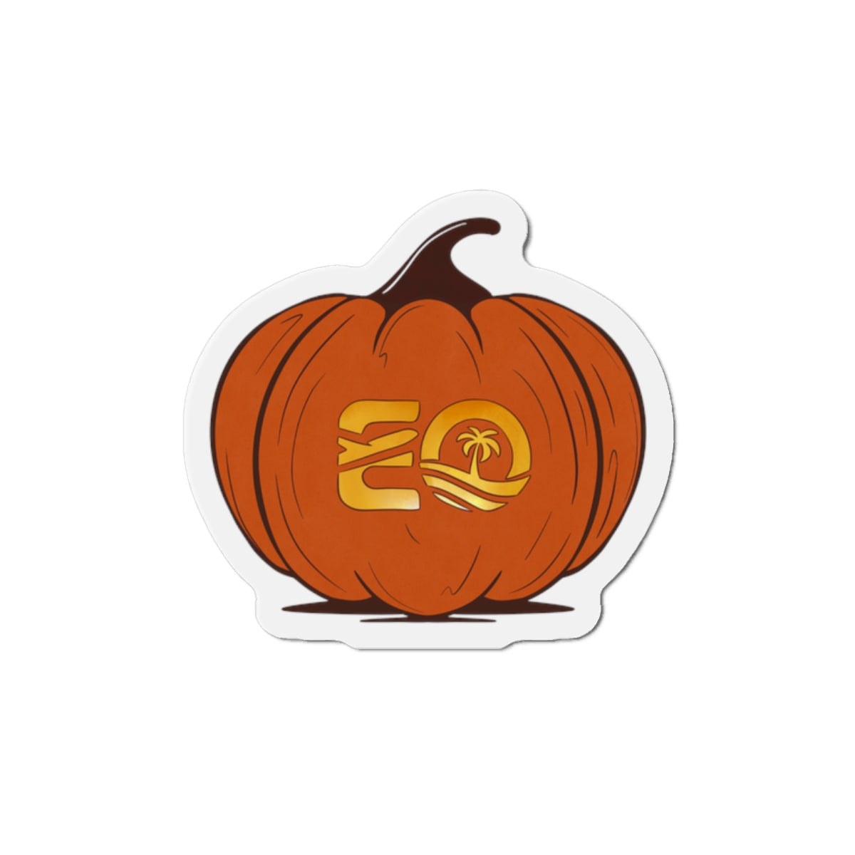 EO Pumpkin Magnet Printify