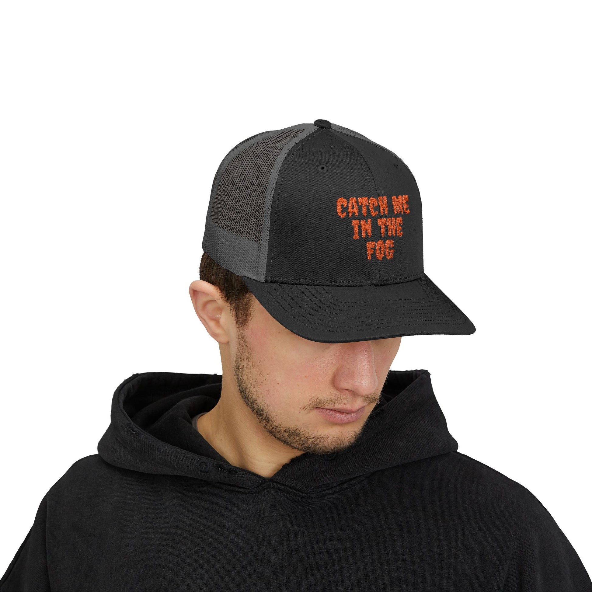 "Catch Me in The Fog" EO Snapback Printify