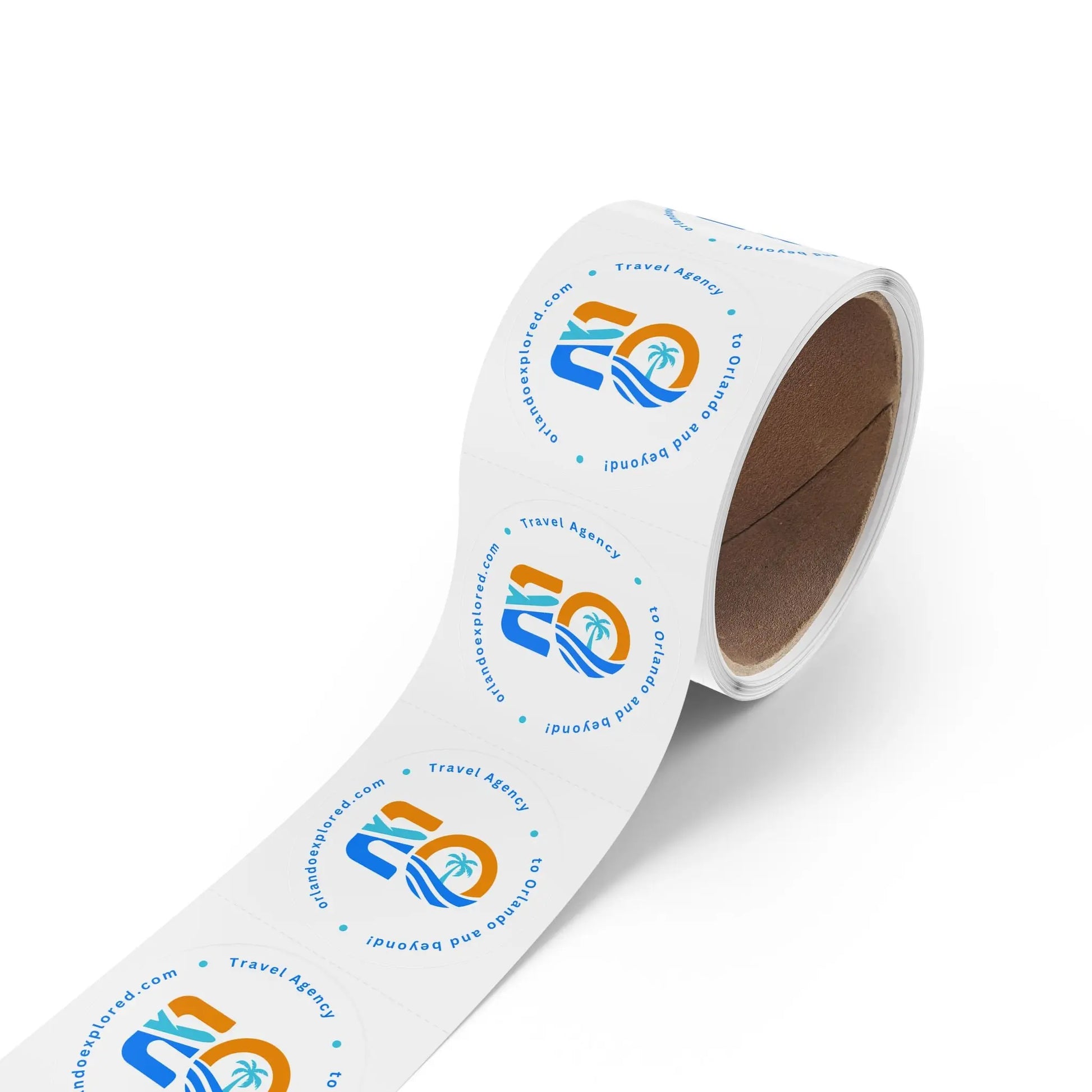 Round Sticker Label Rolls Printify